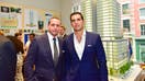 Tal Alexander and Oren Alexander attend 565 Broome Sales Gallery launch event at 372 West Broadway on September 20, 2016 in New York City.
